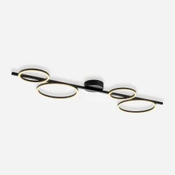 Lampa sufitowa LED czarna MINI RITUS