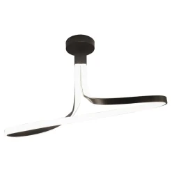 Lampa sufitowa LED czarna VISO