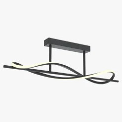 Lampa sufitowa LED czarna DOMENICO