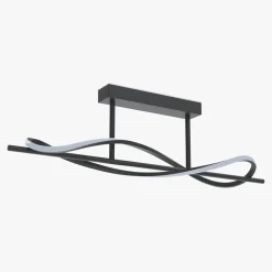 Lampa sufitowa LED czarna DOMENICO