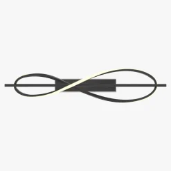 Lampa sufitowa LED czarna DOMENICO