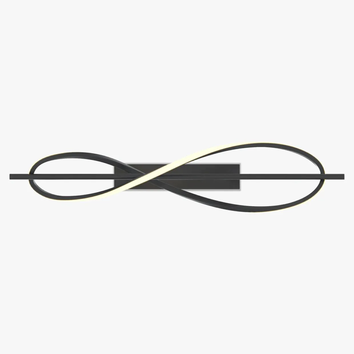 Lampa sufitowa LED czarna DOMENICO