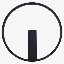 Lampa sufitowa LED czarna CORIT 42,5 cm