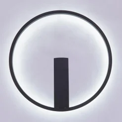 Lampa sufitowa LED czarna CORIT 42,5 cm