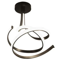 Lampa sufitowa LED czarna VISO 60 cm