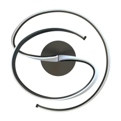 Lampa sufitowa LED czarna VISO 60 cm