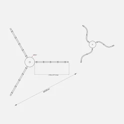 Lampa sufitowa LED czarna BALBO