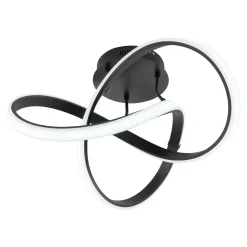 Lampa sufitowa LED INDIGO matowa czarna