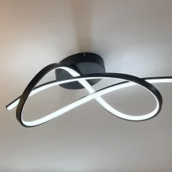 Lampa sufitowa LED PAUL czarna