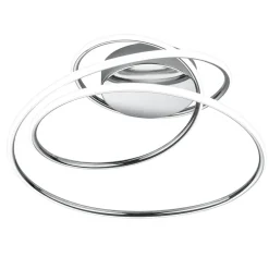 Lampa sufitowa LED srebrna BOLOGNA