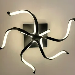 Lampa sufitowa LED STELO czarna