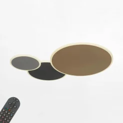 Lampa sufitowa LED Wi-Fi Q-PIATO z pilotem