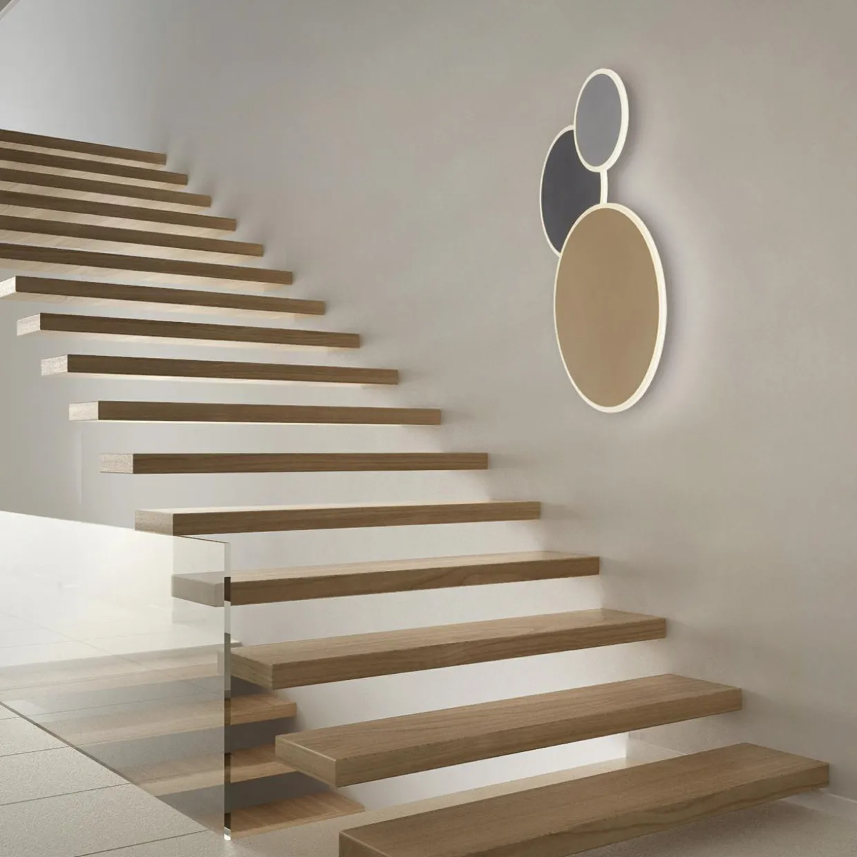 Lampa sufitowa LED Wi-Fi Q-PIATO z pilotem