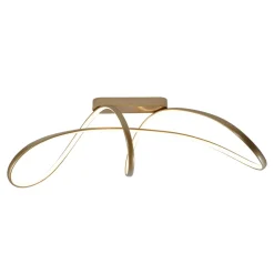 Lampa sufitowa LED złota FERMI