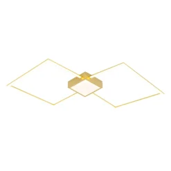 Lampa sufitowa LED złota HEX 72 cm