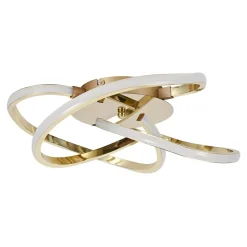 Lampa sufitowa LED złota MARIWA