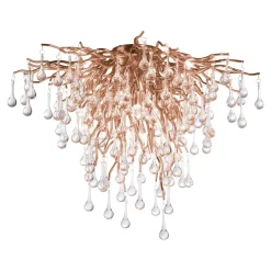 Lampa sufitowa miedźiana ICICLE 50x50 cm