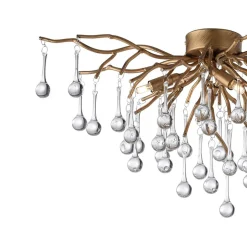 Lampa sufitowa miedziana ICICLE 30x60 cm