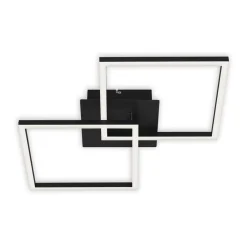 Lampa sufitowa obrotowa czarna FRAME LED 62 cm