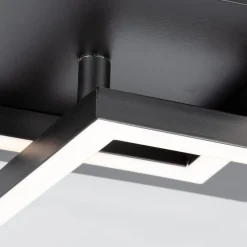 Lampa sufitowa obrotowa czarna FRAME LED 62 cm