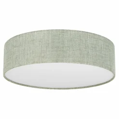 Lampa sufitowa okrągła szarozielona EARTH 60 cm