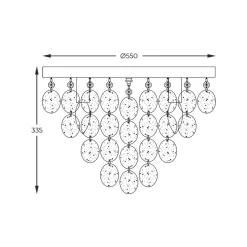 Lampa sufitowa PARDO 18366
