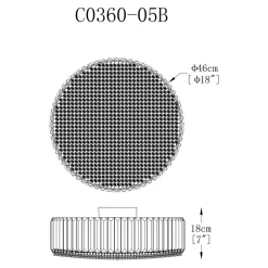 Lampa sufitowa PRINCE