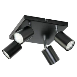 Lampa sufitowa 4-punktowa czarna ORO GAVIA