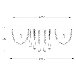 Lampa sufitowa SENSI 19157L