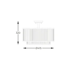 Lampa sufitowa SERGIO C0528-05H-F4AC
