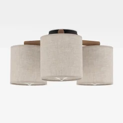 Lampa sufitowa szara DEVA NATURE III