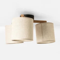 Lampa sufitowa szara DEVA NATURE III