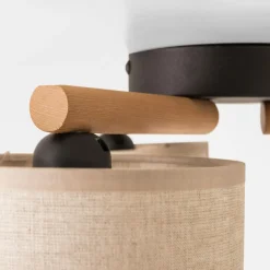 Lampa sufitowa szara DEVA NATURE III