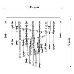Lampa sufitowa TERRE 19154L