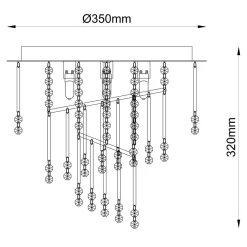 Lampa sufitowa TERRE 19154M