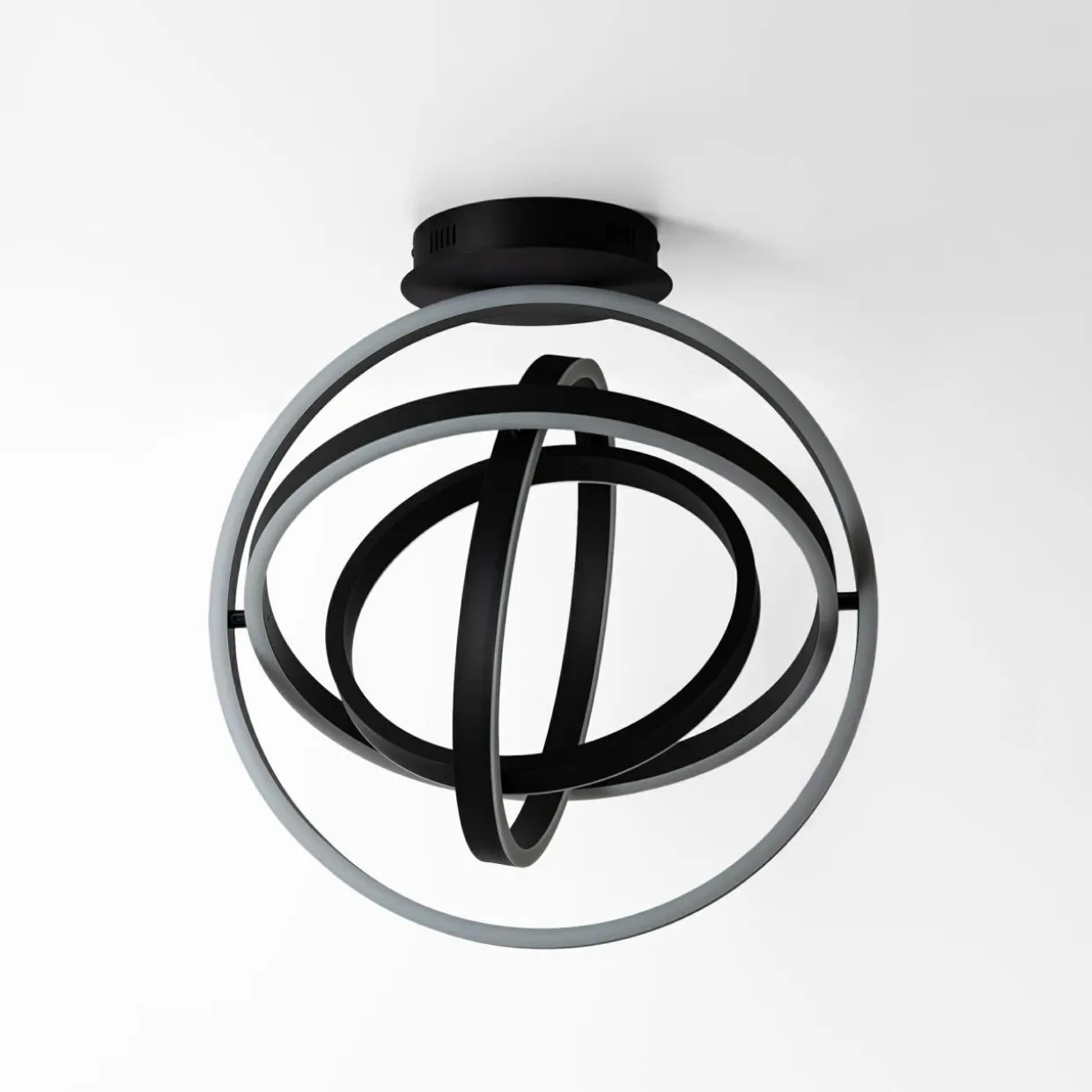 Lampa sufitowa TESS LED czarna