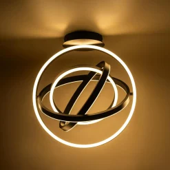 Lampa sufitowa TESS LED czarna