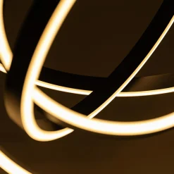 Lampa sufitowa TESS LED czarna