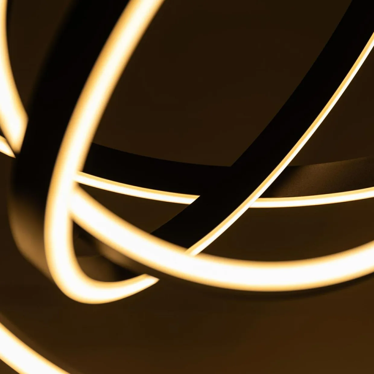 Lampa sufitowa TESS LED czarna