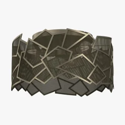 Lampa sufitowa tytanowe złoto CAMO III