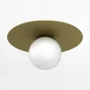 Lampa sufitowa złota FLAT