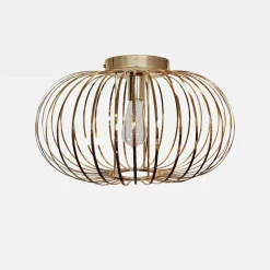 Lampa sufitowa złota GLOBE