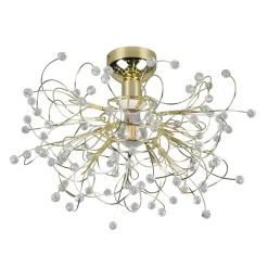 Lampa sufitowa złota GLORIA