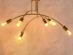 Lampa sufitowa złota KORTE 43 cm