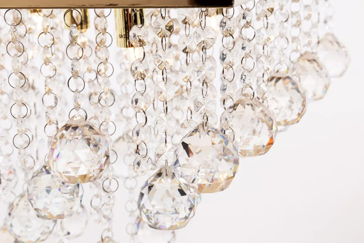 Lampa sufitowa złota RANGEL