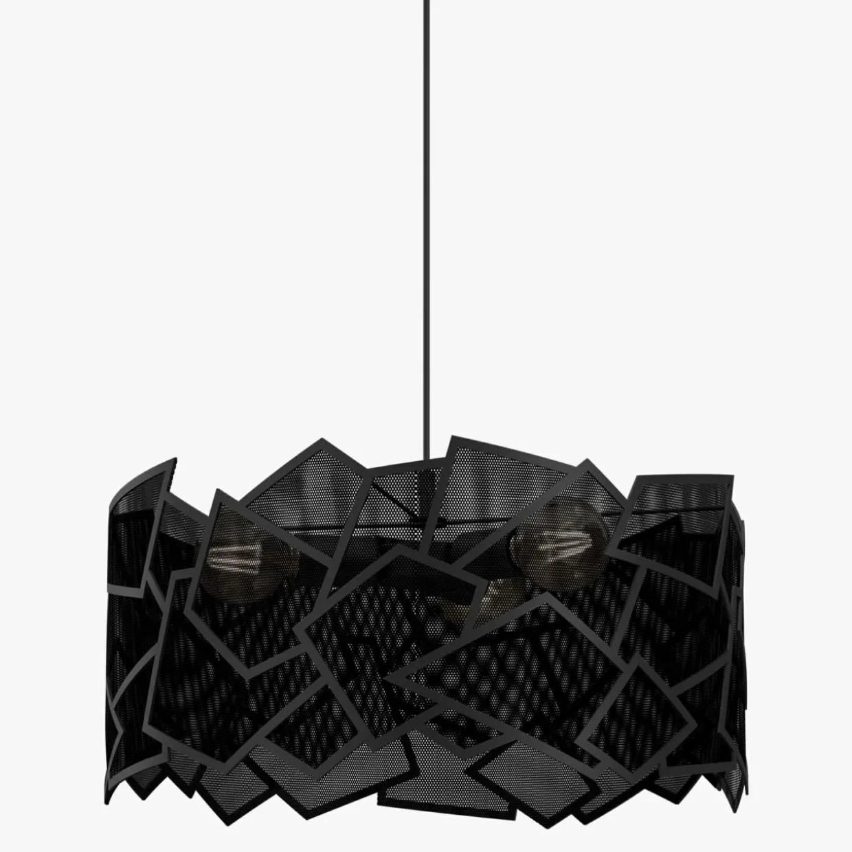 Lampa wiszaca czarna CAMO III