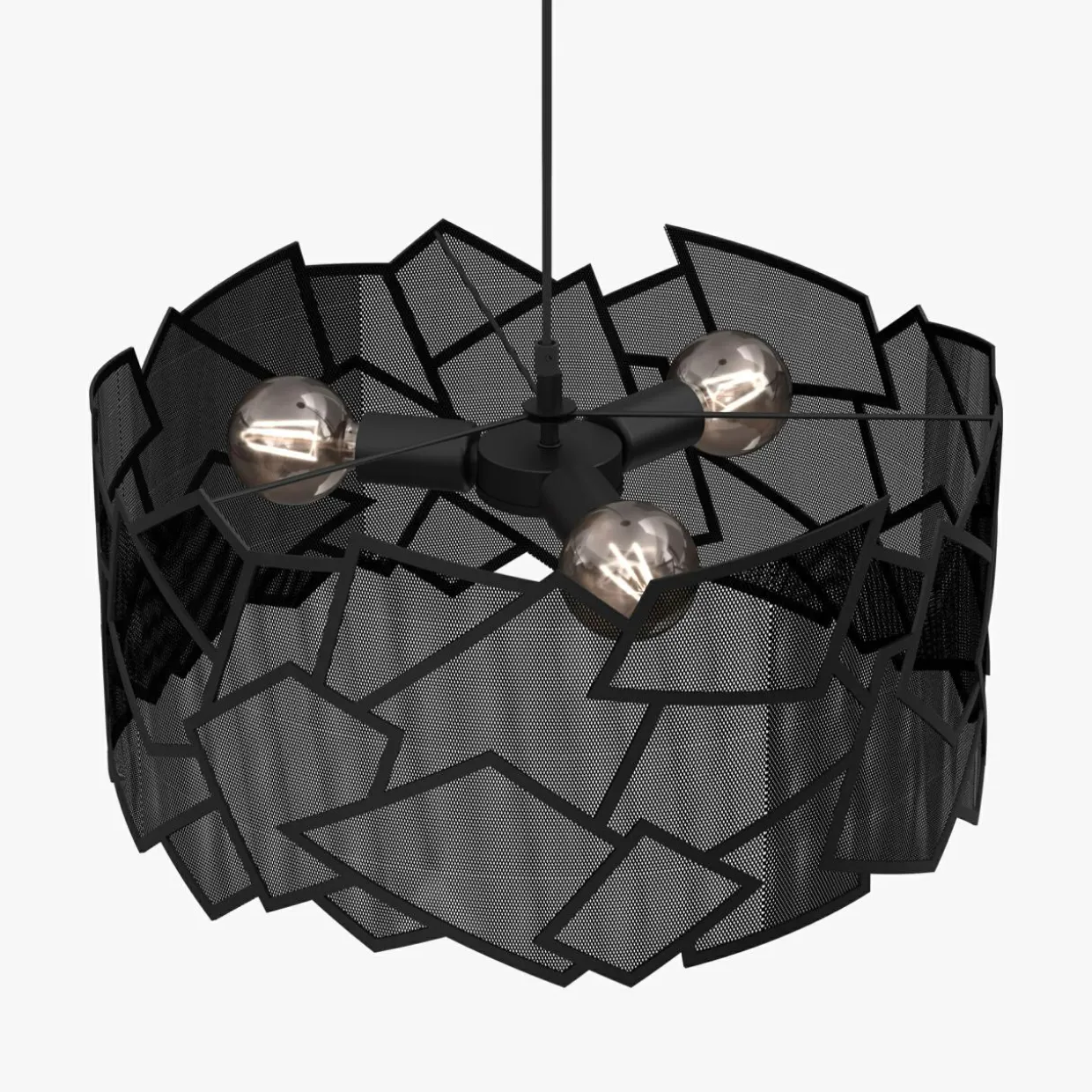 Lampa wiszaca czarna CAMO III