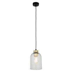 Lampa wisząca 1 klosz transparent SATIPO
