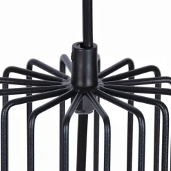 Lampa wisząca 3 klosze listwa czarna FALCON