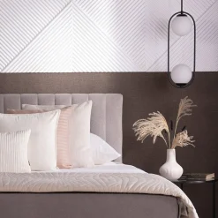 Lampa wisząca 2 kule czarna PARVA